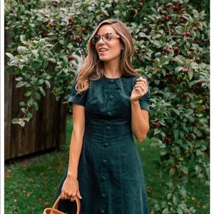 Gal Meets Glam Michelle dress. Green